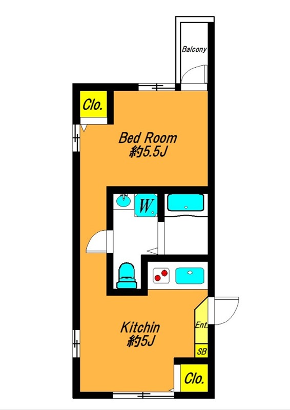 アーバンコート千鳥 201号室 間取り