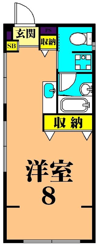 KIT ANNEX 203号室 間取り