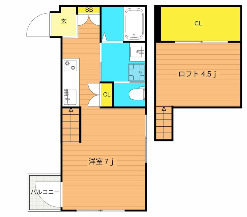 リリーレジデンス 105号室 間取り