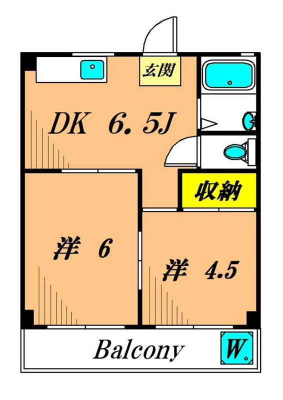 ベル・ハイム 202号室 間取り