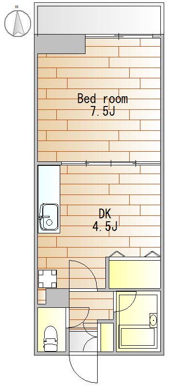 リベラニノミヤ 302号室 間取り
