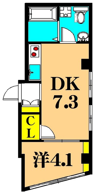 クレインマンション 302号室 間取り