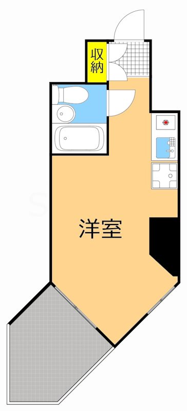 ドエルイン大井町 110号室 間取り
