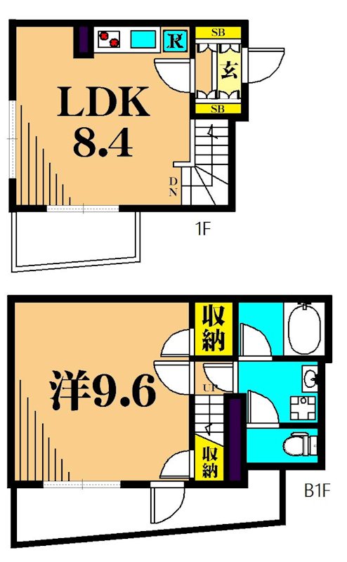 LEGALAND大井町west 101号室 間取り