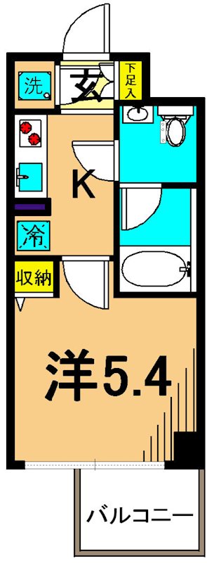 AXAS品川シーサイド 206号室 間取り