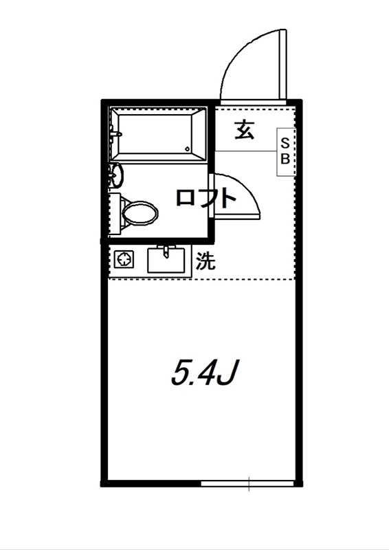 マイプランN 105号室 間取り