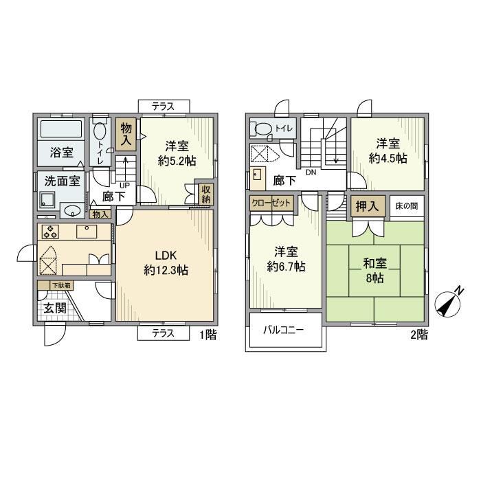 下丸子戸建 間取り