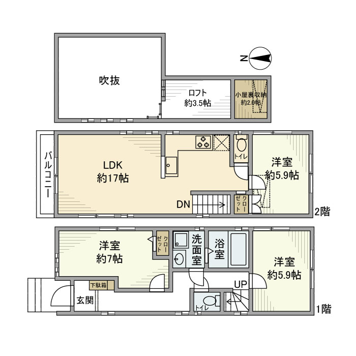 久が原戸建 間取り