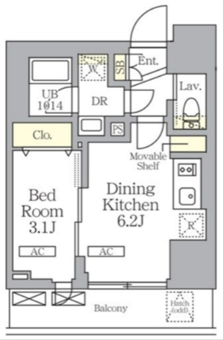 プライムガーデン大森 305号室 間取り