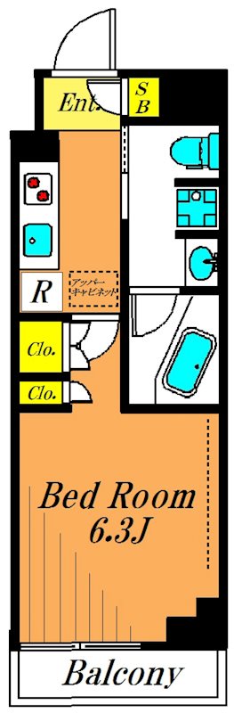 ステージグランデ大森アジールコート 503号室 間取り