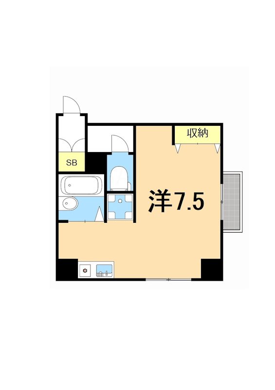 グリーンコート  401号室 間取り