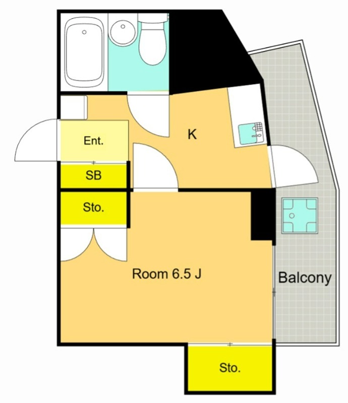 ペーブメント久が原 205号室 間取り