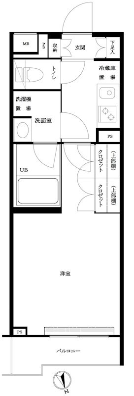 ルーブル大森西 225号室 間取り