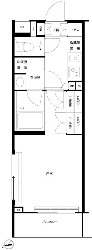 ルーブル大森西 201号室 間取り