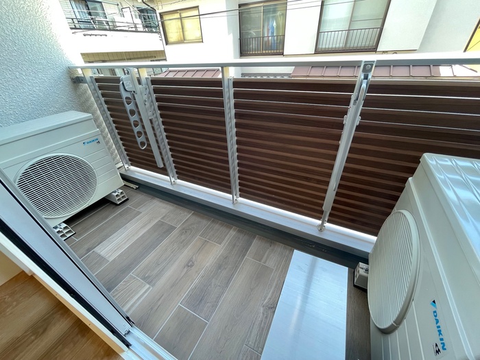 カスタリア旗の台 ベランダ