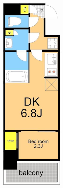 エル・セレーノ品川西大井 101号室 間取り