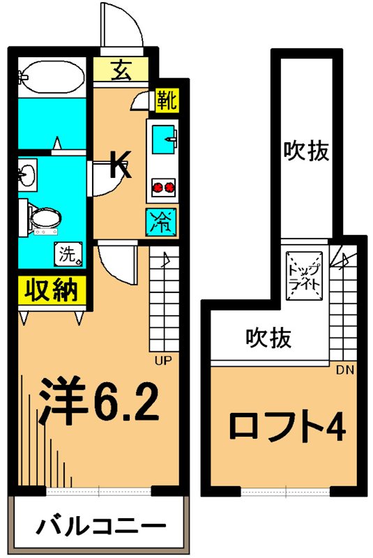 ユーレジデンス西大井 408号室 間取り