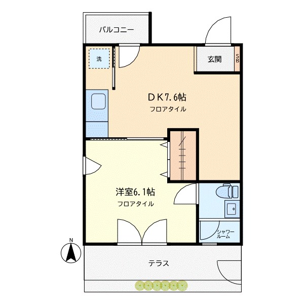 ルポ・ルアナ 102号室 間取り