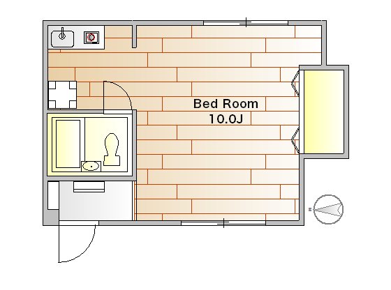 パークハイム本町 202号室 間取り