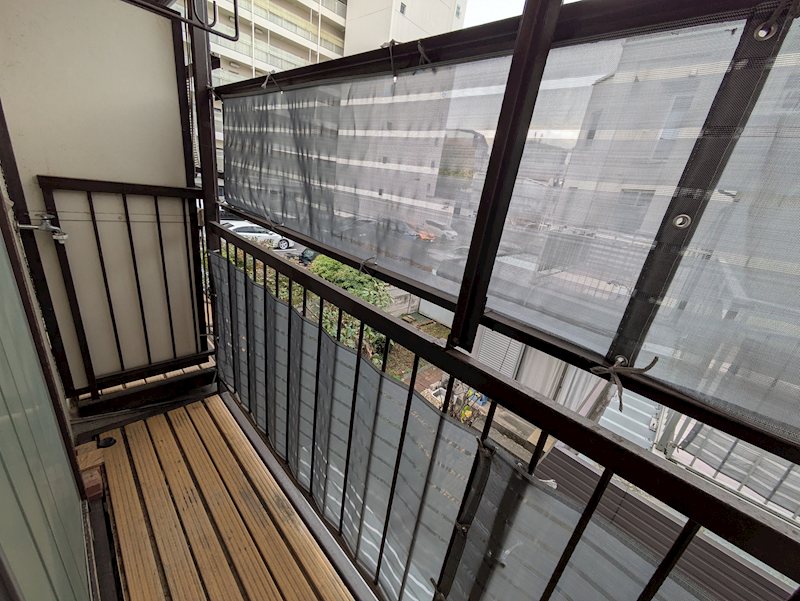 ときわ荘 ベランダ