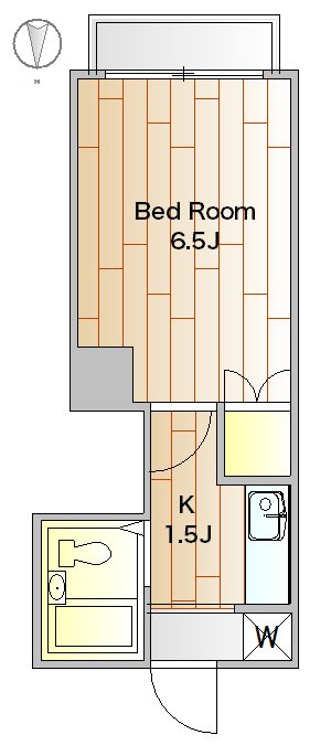 ハイムオレオ 105号室 間取り