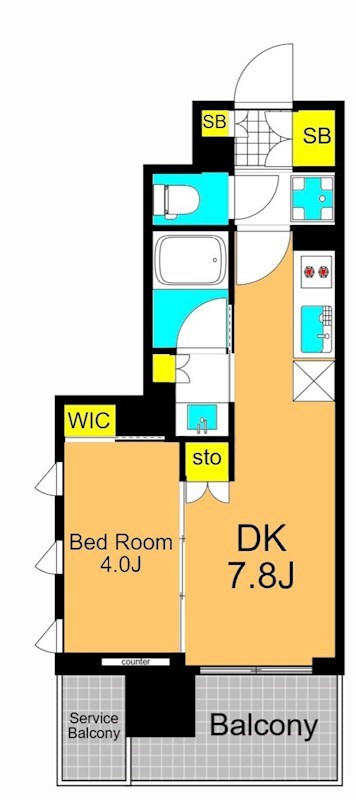 Brillia　ist　大井町 1101号室 間取り