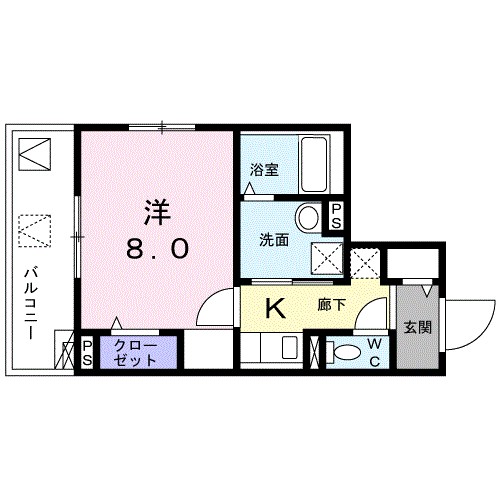 ロワモンターニュ 302号室 間取り