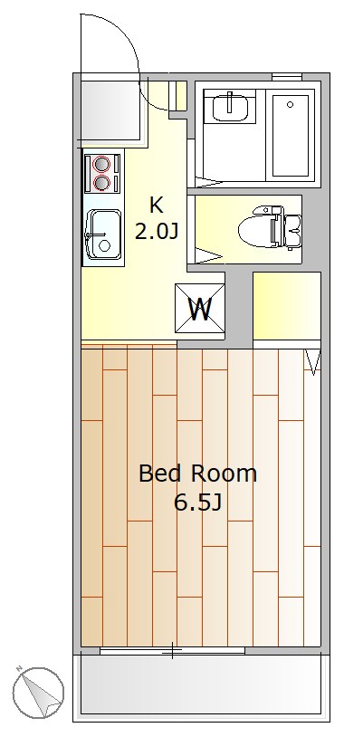 ハイツ寺尾 105号室 間取り