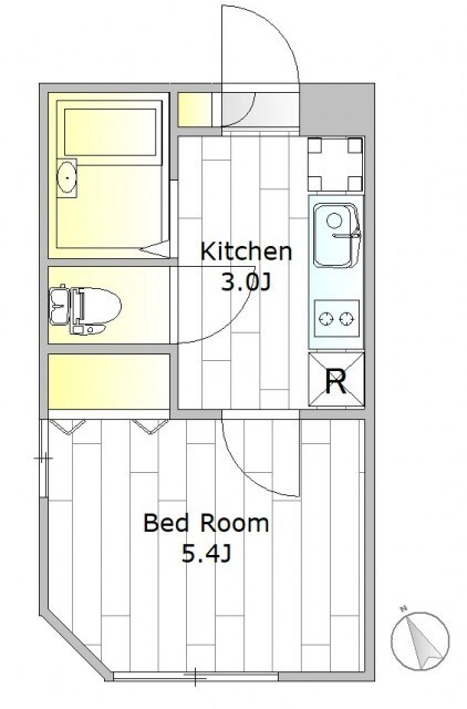 ホワイトヴィラ碑文谷 間取り図