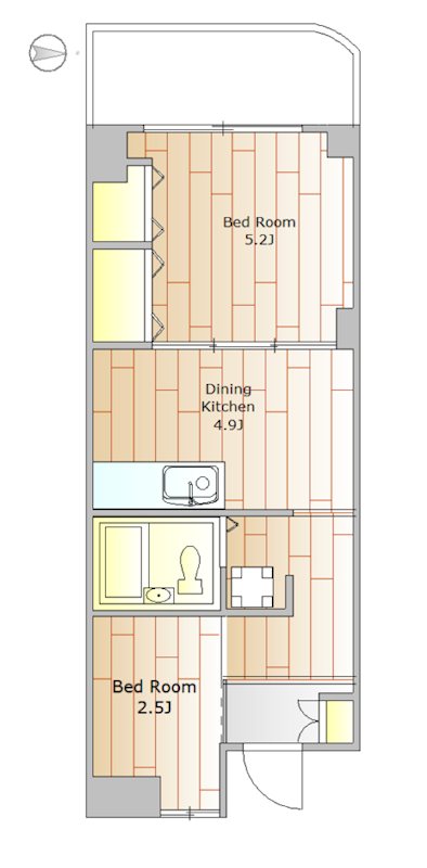 仙台坂アルカディア 間取り図