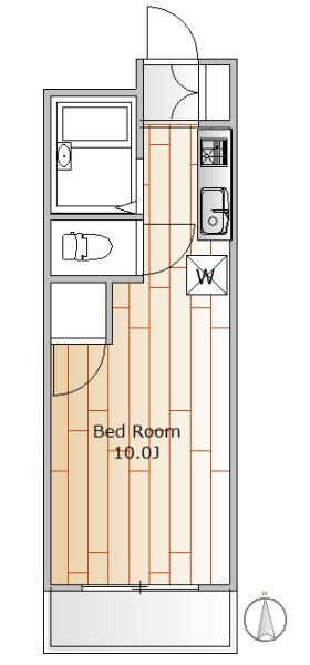 リエス馬込 303号室 間取り