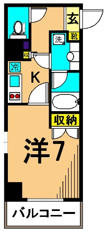 レジディア南品川 間取り図