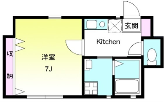 プログレス 101号室 間取り