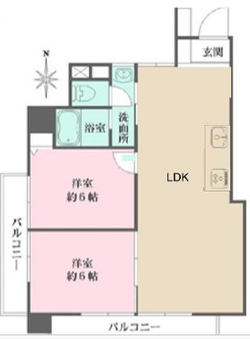 パラスト品川 906号室 間取り