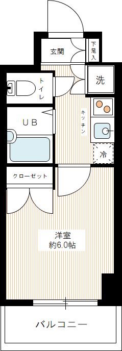 スカイコート池上壱番館 0203号室 間取り