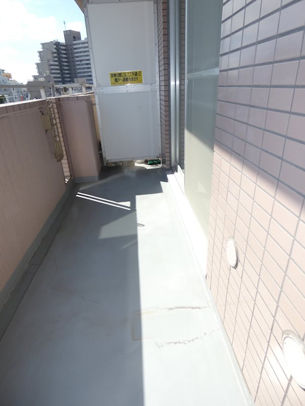 南大井九重ハイツ ベランダ