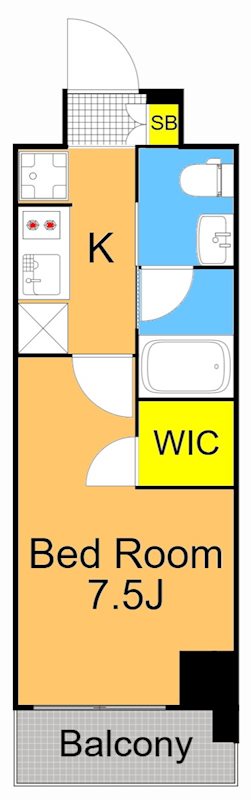 J.GRAN COURT品川西大井EAST 306号室 間取り