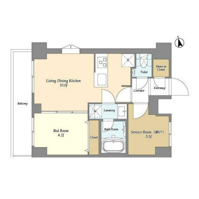 Augusta　Residence大森 801号室 間取り