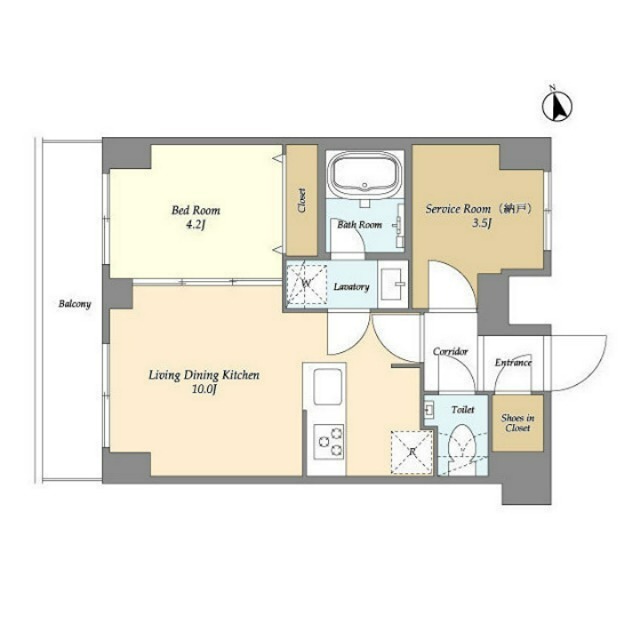 Augusta　Residence大森 804号室 間取り