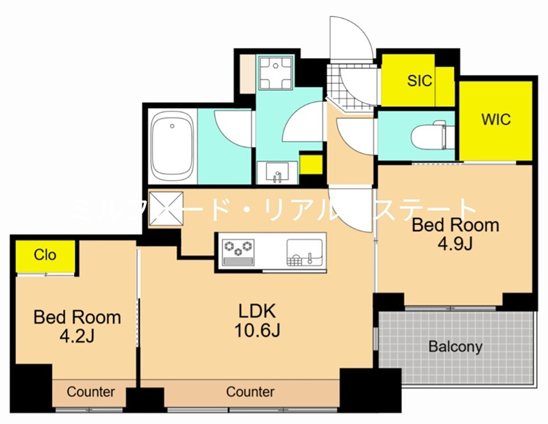 プライマル品川大井町 301号室 間取り