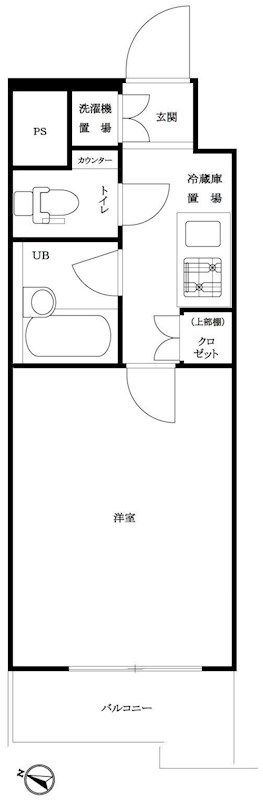 ルーブル大森山王弐番館 208号室 間取り