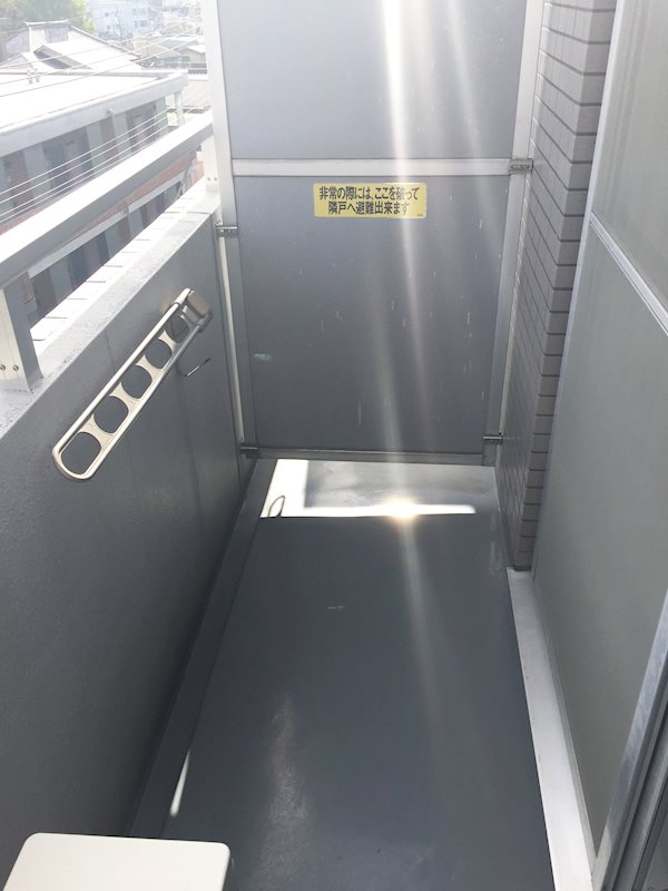 品川大井町スカイレジテル ベランダ