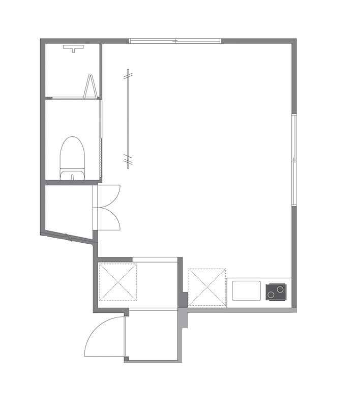 イリス大森町 102号室 間取り