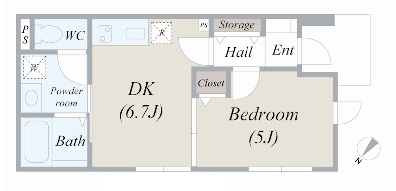 PATIO大岡山 101号室 間取り