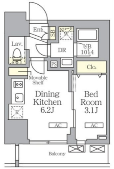 プライムガーデン大森 1004号室 間取り