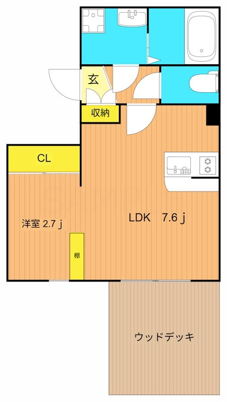ALLURE日吉 103号室 間取り