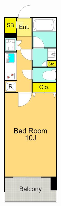 グレイスコート大森海岸 809号室 間取り