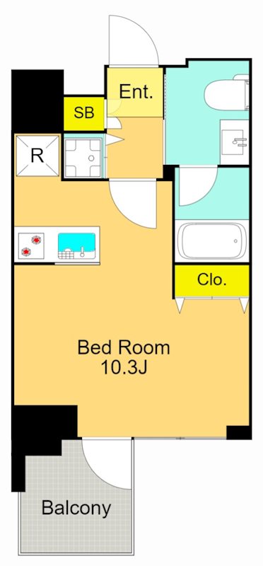 プライマル大井仙台坂 603号室 間取り