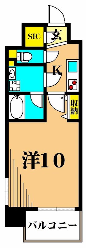 ALLURE大森 602号室 間取り