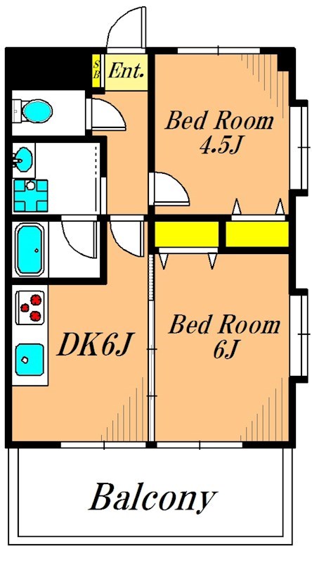 ウィルファースト 305号室 間取り